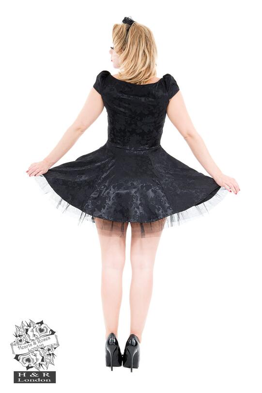 Gotisk kort sort kjole
